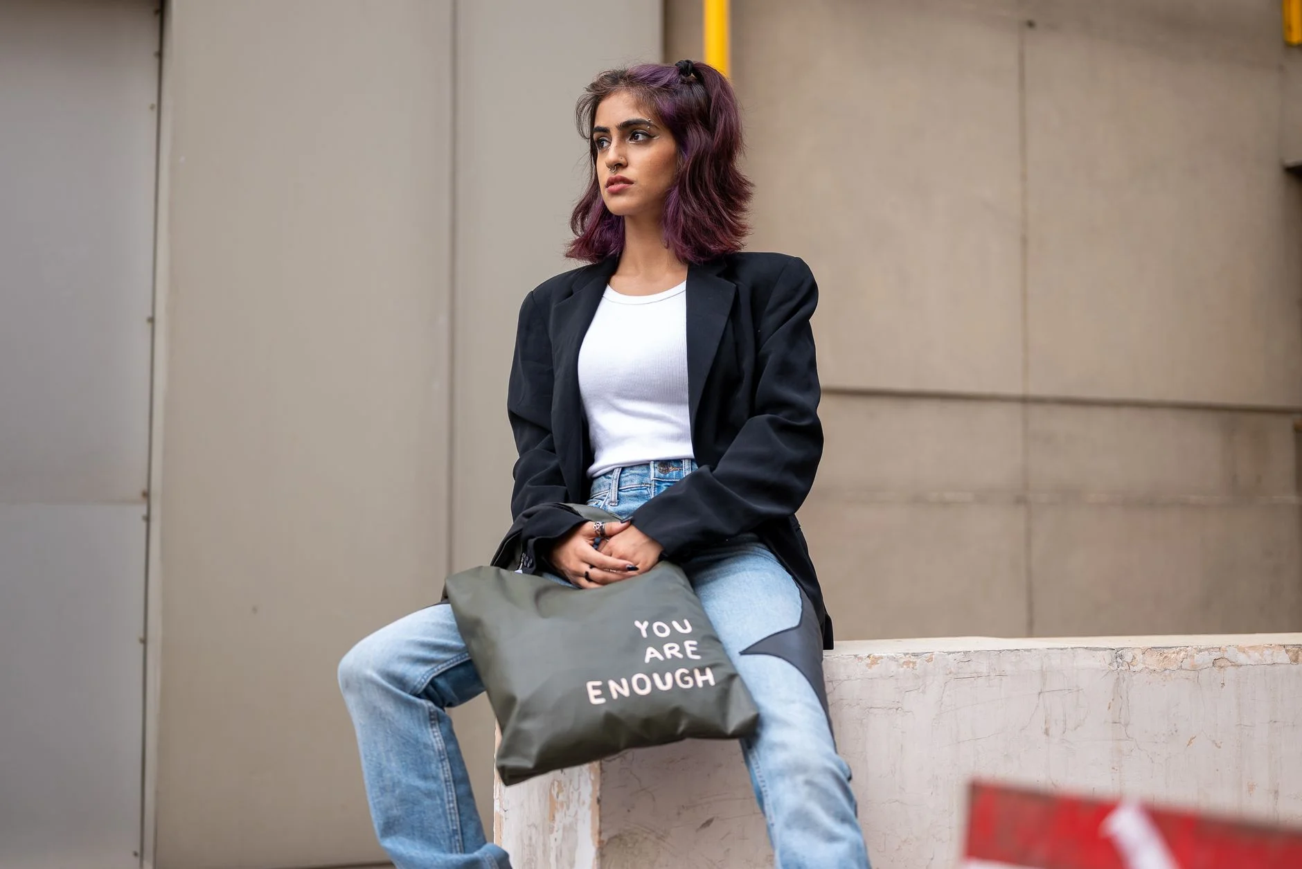 Nylon Tote with Laptop Sleeve