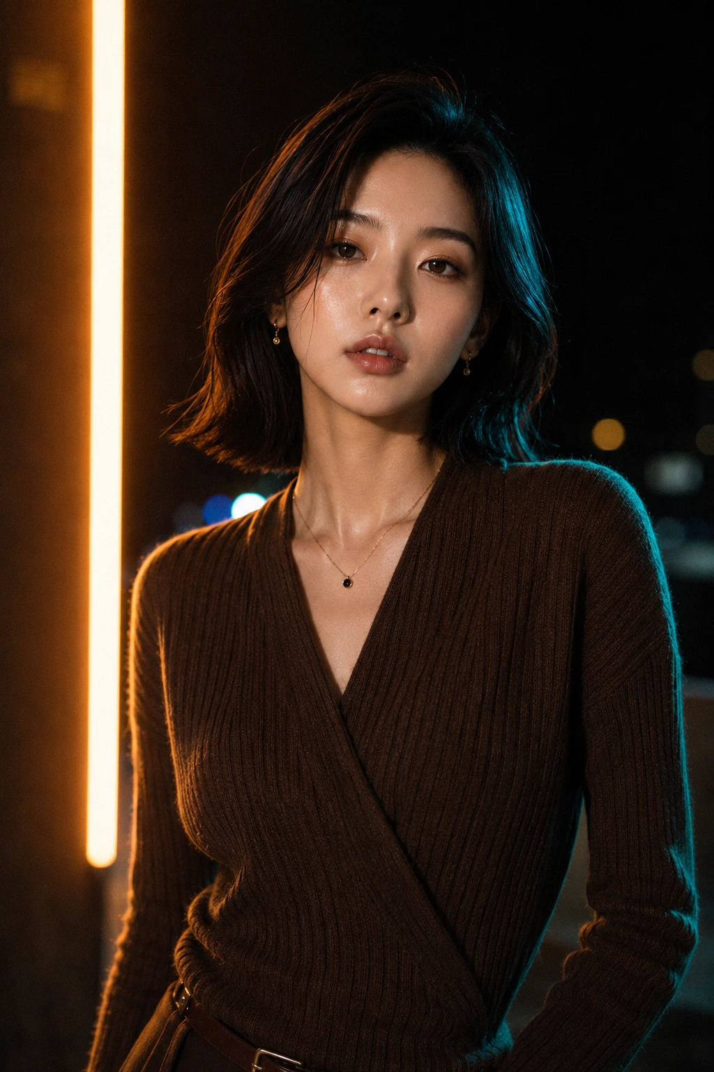 Neon Glow Editorial Trend